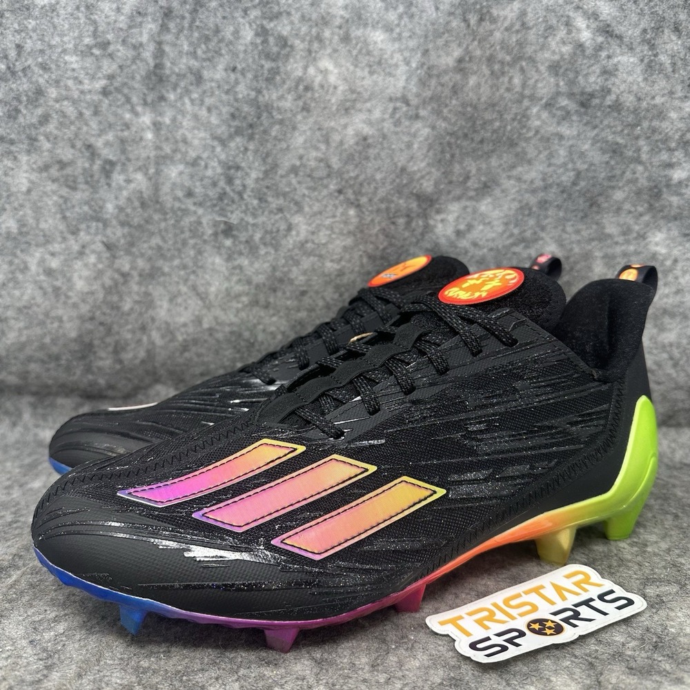 Adidas Adizero Football Cleats Mens Size 11 Black Big Mood Emojis GW7620